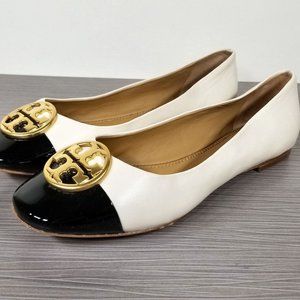 Tory Burch Chelsea Cap Toe Ballet Flat Size 7.5